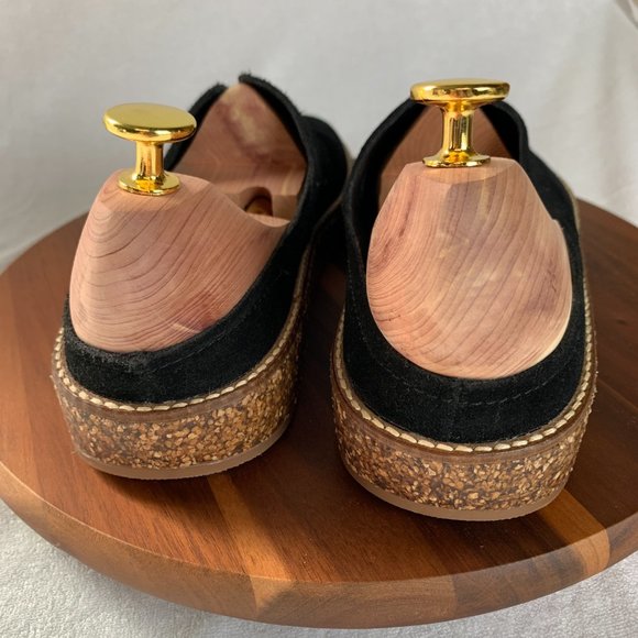 LL Bean Shoes LK-TAMALA 8M Casual Comfort Slip On Clogs Black Leather Upper New - Picture 4 of 9